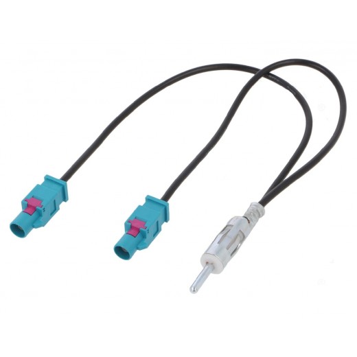 Anténny adapter Per.Pic. A9700D/2UNIV 2X FAKRA - DIN