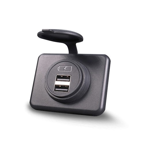 Nabíjačka USB-A 2x, vstavaná, 5V, 4.2A MY1236