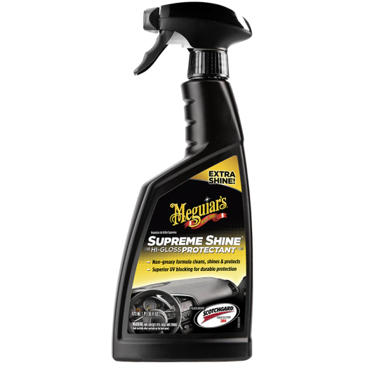 Ochrana interiérových plastov Meguiar's Supreme Shine Vinyl & Rubber Protectant (473 ml)