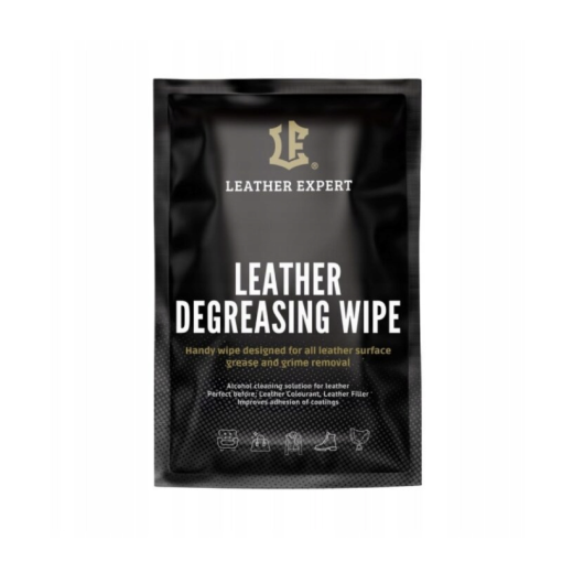 Odmasťovacia utierka na koži Leather Expert - Leather Degreasing Wipe