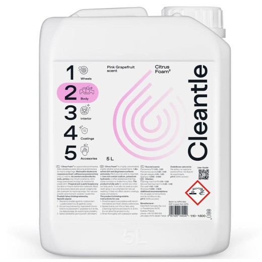 Aktívna pena Cleantle Citrus Foam² (5 l)