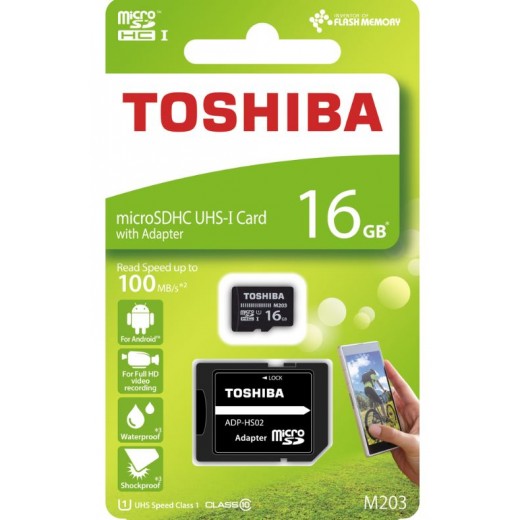 Pamäťová karta TOSHIBA micro SDHC 16GB
