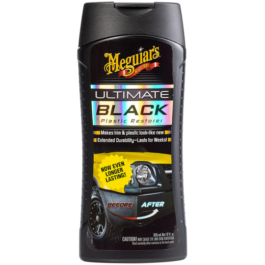 Oživovač a ochrana nelakovaných plastov Meguiar's Ultimate Black Plastic Restorer (355 ml)