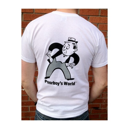 Tričko Poorboy 's World T-Shirt White M