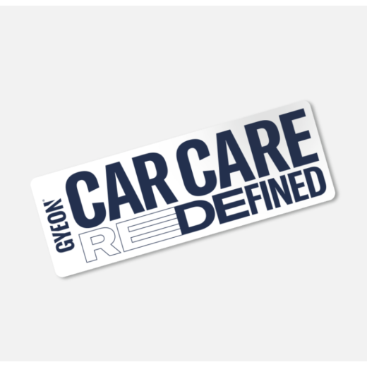 Samolepka Gyeon Sticker Car Care REDEFINED