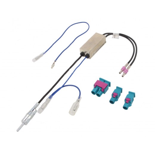 Anténny napájač a zlučovač Per.Pic A9526D/DIPLE 2X FAKRA - FAKRA