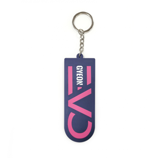 Silikónový prívesok na kľúče Gyeon Rubber Key Ring - EVO Pink