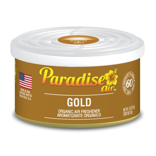 Osviežovač vzduchu Paradise Air Organic Air Freshener Gold - Gumové medvedíky (42 g)