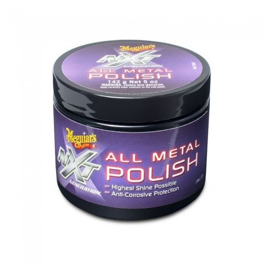Tuhé leštidlo na kovy Meguiar's NXT Generation All Metal Polysh (142 g)