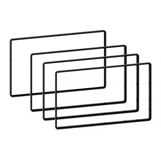 Sada dištančných podložiek 2DIN