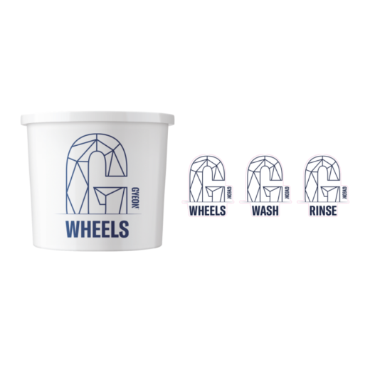Set samolepiek na vedro Gyeon Wash Bucket Stickers (3 pcs)