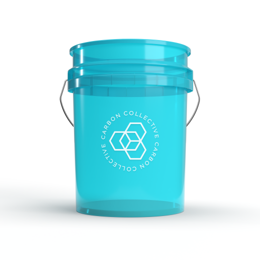 Carbon Collective Clear Teal Detailing Bucket (20 l)