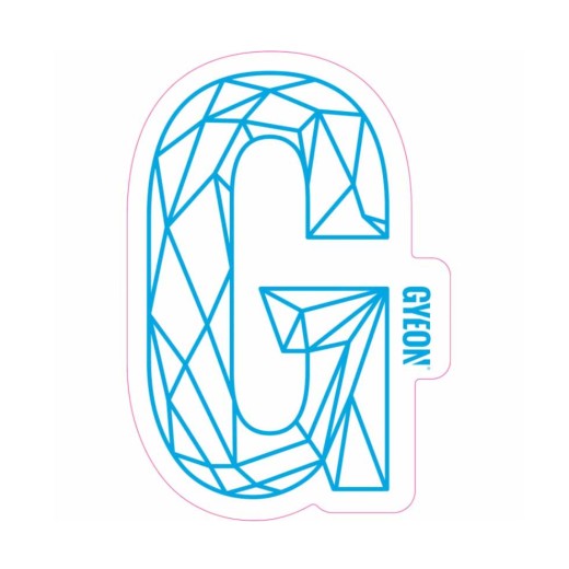 Samolepka Gyeon G Sticker Blue (200 mm x 131,3 mm)