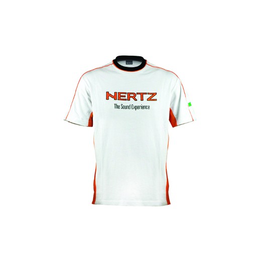 Tričko Hertz White/Orange short sleeve T-Shirt L