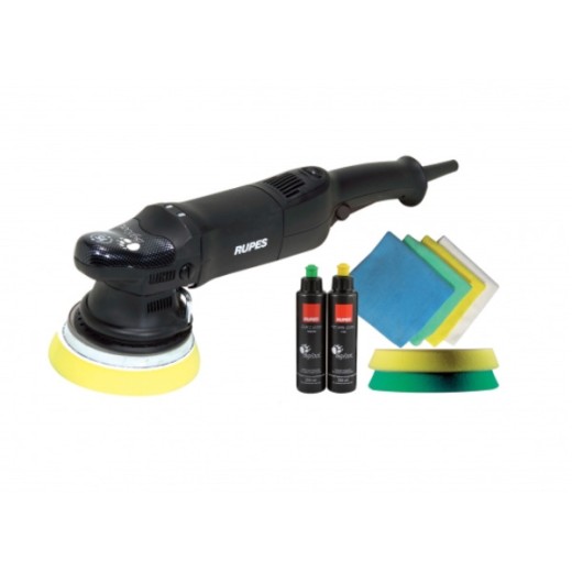 RUPES BigFoot LHR 15ES - strojová orbitálna leštička s výkmitom 15 mm, základná sada s príslušenstvom