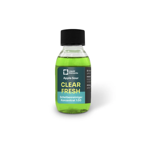 Vôňa a čistič do ostrekovačov Liquid Elements Washing water concentrate "SMELLOW BOMB / CLEAR FRESH" - Apple Sour (100 ml)