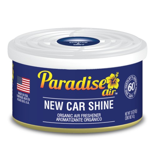 Osviežovač vzduchu Paradise Organic Air Freshener New Car Shine - Nové auto (42 g)