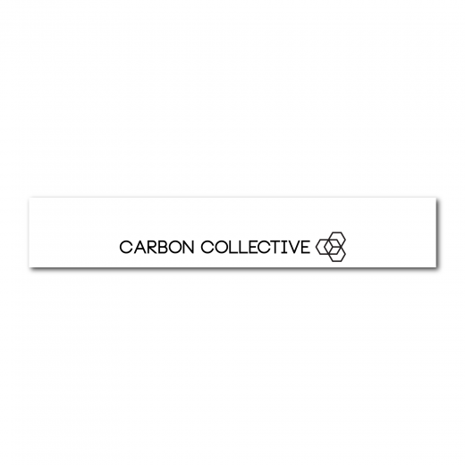 Samolepka Carbon Collective White Sunstrip White - Printed