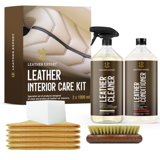 Set autokozmetiky na kožu Leather Expert - Leather Interior Care Kit