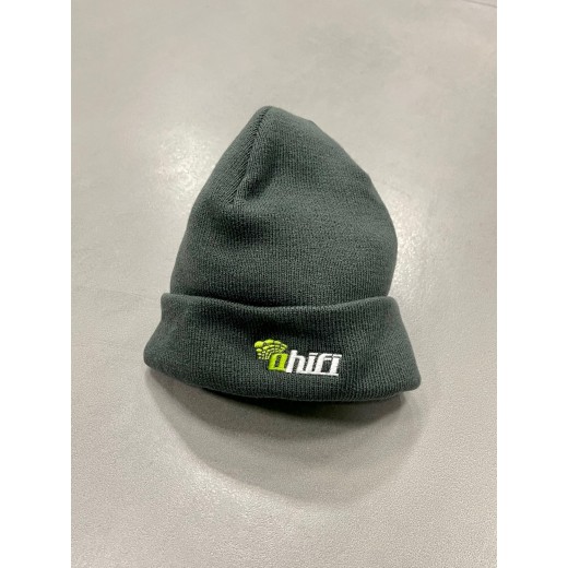 Zimná čiapka s malým logom Ahifi (tmavo zelená)