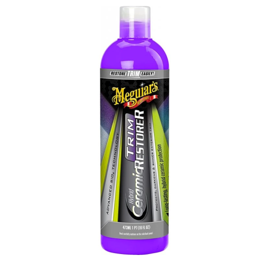 Oživovač a keramická ochrana nelakovaných plastov Meguiar's Hybrid Ceramic Trim Restorer (473 ml)