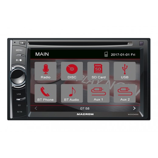 Autorádio Macrom M-DVD4000
