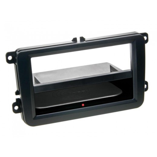 Redukčný rámček autorádia s Inbay nabíjaním pre Škoda / Volkswagen / Seat