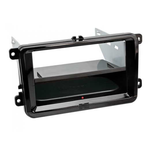 Redukčný rámček autorádia s Inbay nabíjaním pre Škoda / Volkswagen / Seat