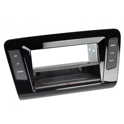 Redukčný rámček autorádia s Inbay nabíjaním pre Škoda Octavia III