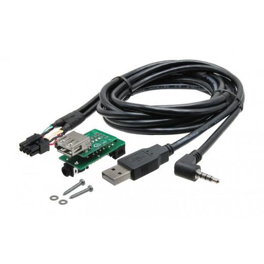 USB + JACK konektor Nissan
