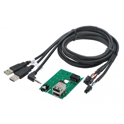 2x USB + JACK konektor Subaru