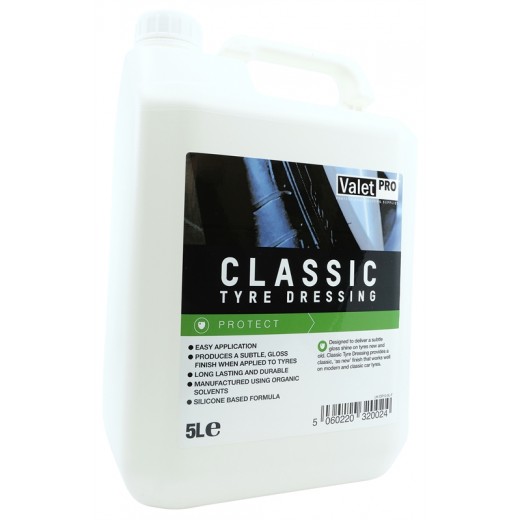 Ošetrujúci prípravok na pneumatiky ValetPRO Classic Tyre Dressing (5000 ml)