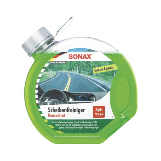 Sonax letné kvapalina do ostrekovačov koncentrát 1: 3 - Green Lemon - 3000 ml