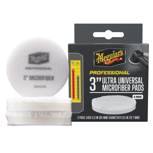 Mikrovláknové kotúče Meguiar's Professional Microfiber Pad 3" (3 Pack)