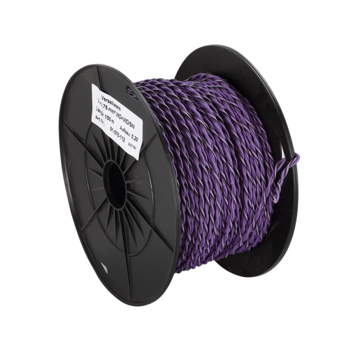 Reproduktorový kábel ACV FLRY Twisted purple/purple-black 075