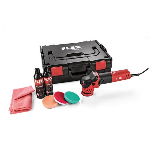 Excentrická leštička v sade FLEX XFE 7-12 80 P-Set