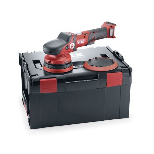 Aku-excentrická leštička v prepravnom kufríku FLEX XFE 15 150 18.0-EC