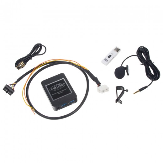 Carclever hudobný prehrávač USB / AUX / Bluetooth pre Nissan