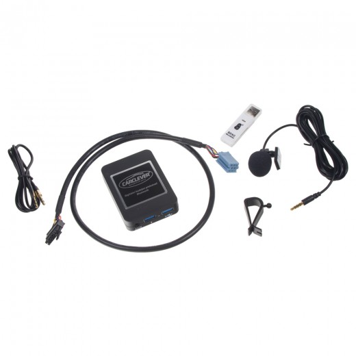 Carclever hudobný prehrávač USB / AUX / Bluetooth pre Renault