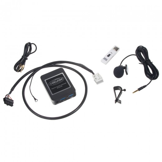 Carclever hudobný prehrávač USB / AUX / Bluetooth pre VW / Škoda / Audi / Seat
