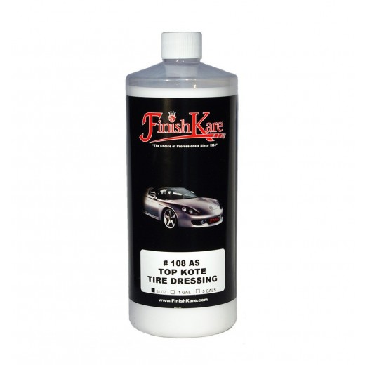 Finish Kare 108 Top Kote Anti Static Tire Dressing (916 ml)