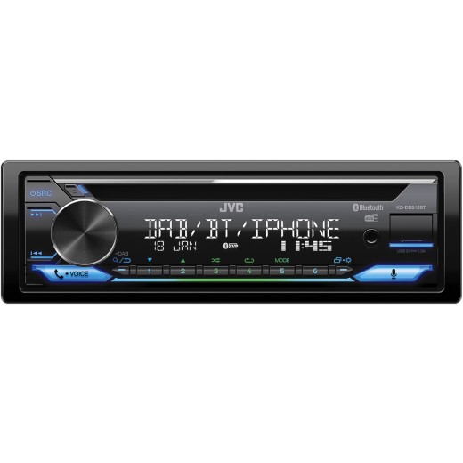 Autorádio s bluetooth JVC KD-DB912BT