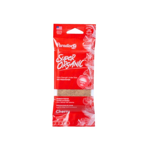 Osviežovač vzduchu Paradise Air Super Organic ľanový blok, vôňa Cherry