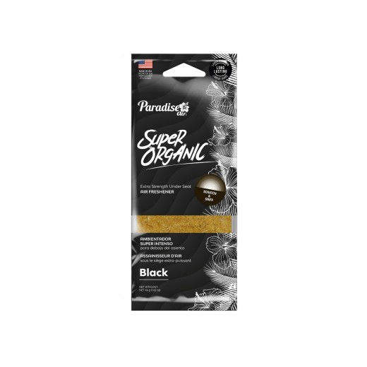 Osviežovač vzduchu Paradise Air Super Organic ľanový blok, vôňa New Car