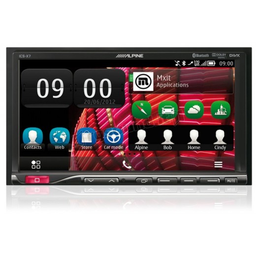 Mobilná mediálna stanica Alpine ICS-X7
