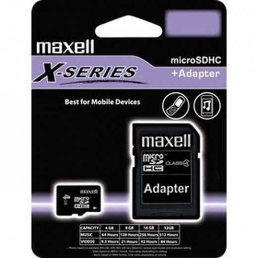Pamäťová karta MAXELL micro SDHC 4GB
