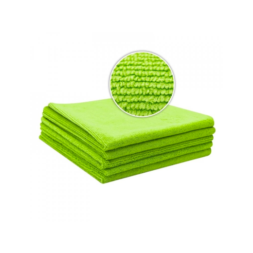 Mikrovláknová utierka Liquid Elements All-Purpose Green Microfiber Cloth Value Set of 5 - 310 GSM 40 x 40 cm