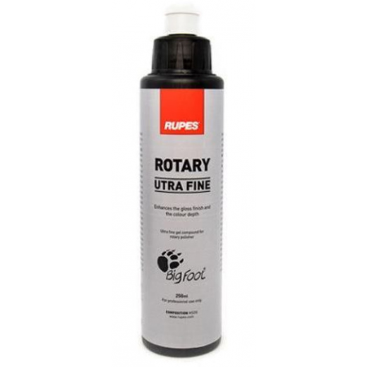 RUPES Rotary Ultra Fine Abrasive Compound Gel, 250 ml - profesionálna ultra jemná leštiaca pasta pre rotačné leštičky, určená pre finálne leštenie laku do vysokého lesku