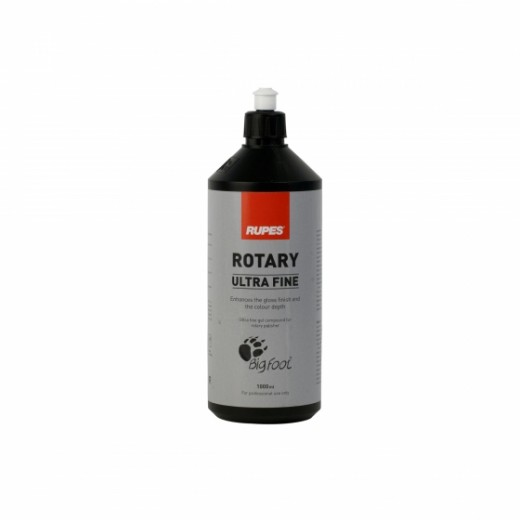 RUPES Rotary Ultra Fine Abrasive Compound Gel, 1 000 ml - profesionálna ultra jemná leštiaca pasta pre rotačné leštičky, určená pre finálne leštenie laku do vysokého lesku