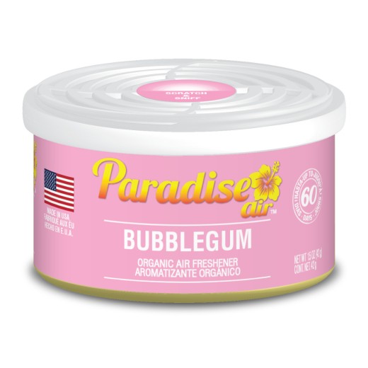 Osviežovač vzduchu Paradise Air Organic Air Freshener Bubblegum - Žuvačka (42 g)